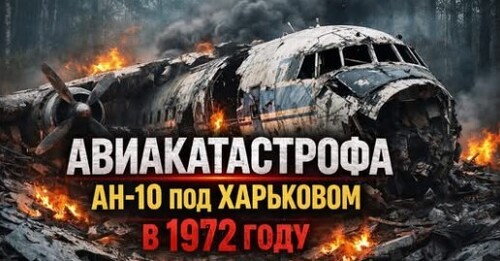 Авиакатастрофа АН-10 под Харьковом в 1972 году