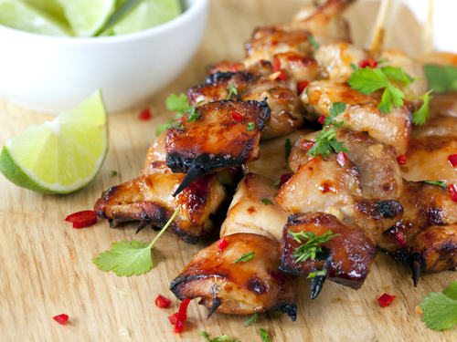 Бабусині страви: "Шашлички з курки з сухофруктами"