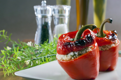 Бабусині страви: "Фарширований перець з овочами"