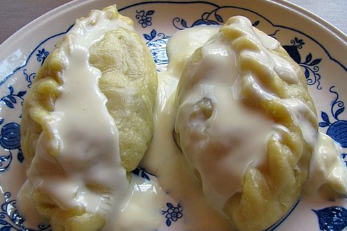 Маміни секрети "Вареники на пару з картоплею"