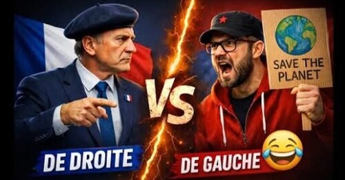 Французский ЮМОР. Vous êtes de droite ou de gauche ?