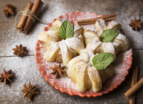 Бабусині страви: "Десерт яблучні квіти"