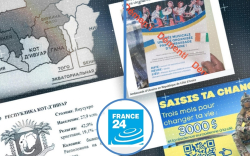 Африканська кампанія "Компанії". Як російська мережа впливу поширює антиукраїнську пропаганду в Кот-д’Івуарі – France 24