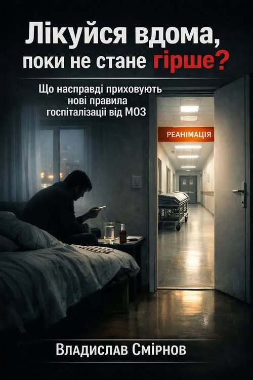 "Лікуйся вдома, поки не стане гірше? Що насправді приховують нові правила госпіталізації від МОЗ" - Владислав Смірнов