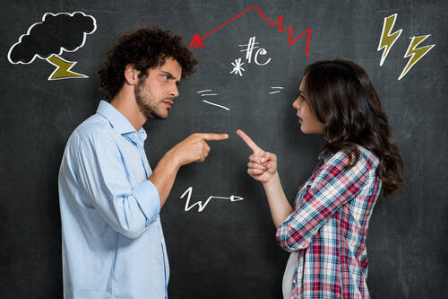 Выяснение отношений с мужчиной