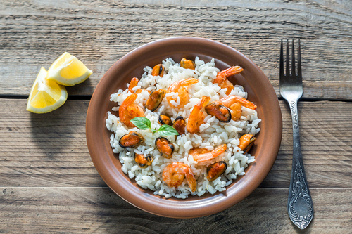 Маміни секрети "Плов із морепродуктами"