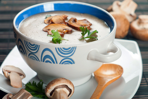 Бабусині страви: "Грибний суп-пюре"