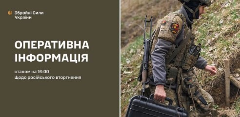 Оперативна інформація станом на 16:00 20.04.2026 щодо російського вторгнення