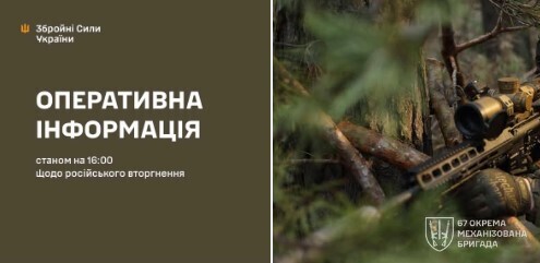 Оперативна інформація станом на 16:00 22.04.2026 щодо російського вторгнення