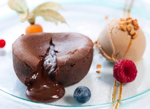 Бабусині страви: "Шоколадний фондан"