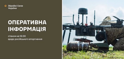 Оперативна інформація станом на 16:00 29.04.2026 щодо російського вторгнення