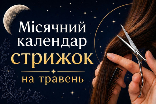 Місячний календар стрижок на травень 2026-го року