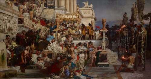 "Генрих Семирадский «Светочи христианства. Факелы Нерона», 1876" - Дмитрий Чернышов