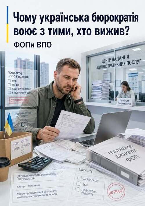 "Чому українська бюрократія воює з тими, хто вижив? ФОПи ВПО" - Владислав Смірнов