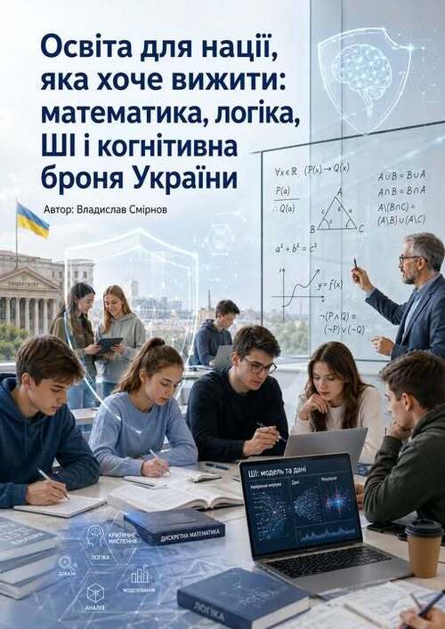 "Освіта для нації, яка хоче вижити: математика, логіка, ШІ і когнітивна броня України" - Владислав Смірнов