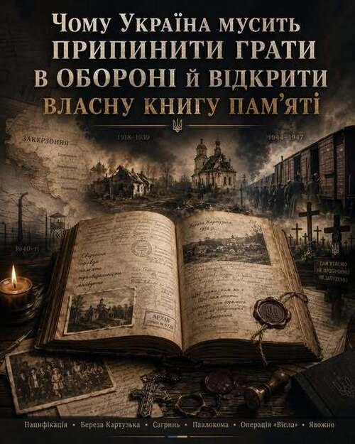 "Чому Україна мусить припинити грати в обороні й відкрити власну книгу пам'яті" - Владислав Смірнов