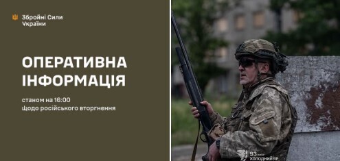 Оперативна інформація станом на 16:00 20.06.2026 щодо російського вторгнення