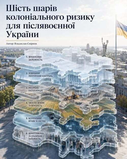 "Шість шарів колоніального ризику для післявоєнної України" - Владислав Смірнов