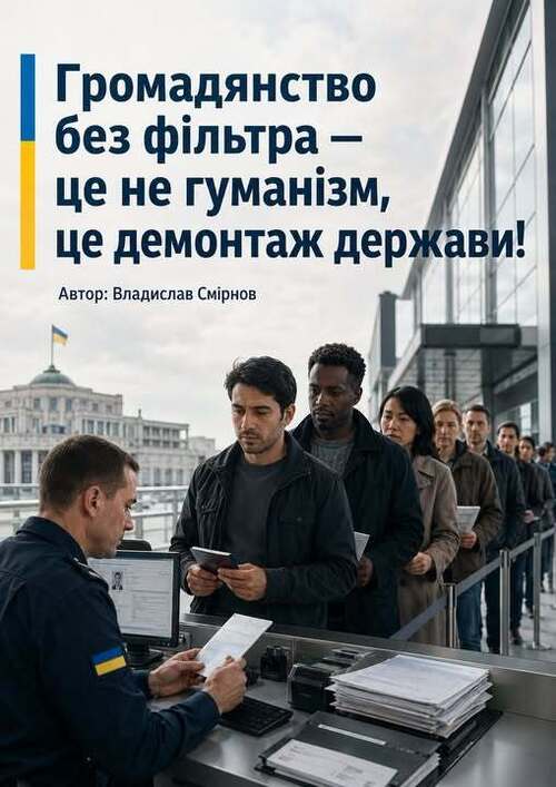 "ПАСПОРТ ЯК СУВЕРЕНІТЕТ: роздача громадянства знищить Україну швидше за війну" - Владислав Смірнов