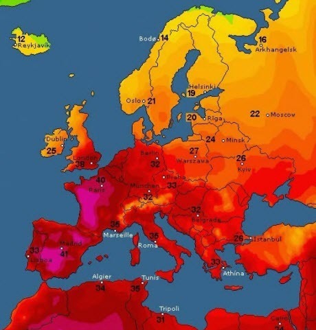 Смертоносна спека в Європі: понад 1300 жертв та історичні рекорди