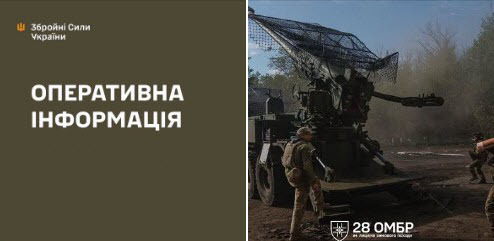 Оперативна інформація станом на 08:00 11.07.2026 щодо російського вторгнення