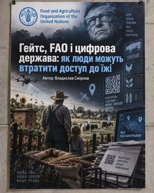 "АГРОГЕЙТС: Гейтс, FAO і цифрова держава" - Владислав Смірнов