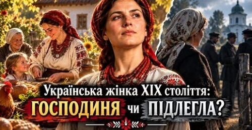 КИМ НАСПРАВДІ БУЛА УКРАЇНСЬКА ЖІНКА 19 СТОЛІТТЯ